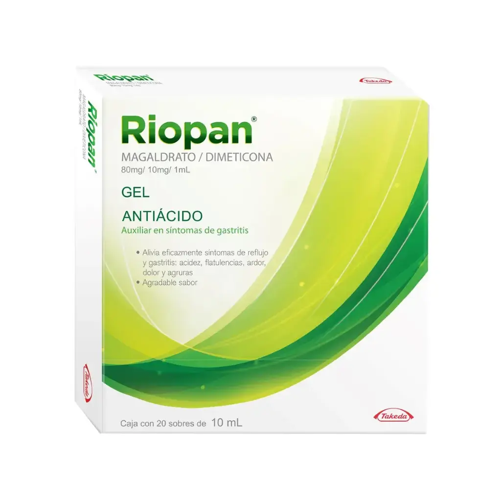 RIOPAN GEL 10ML SOBRES CON 20