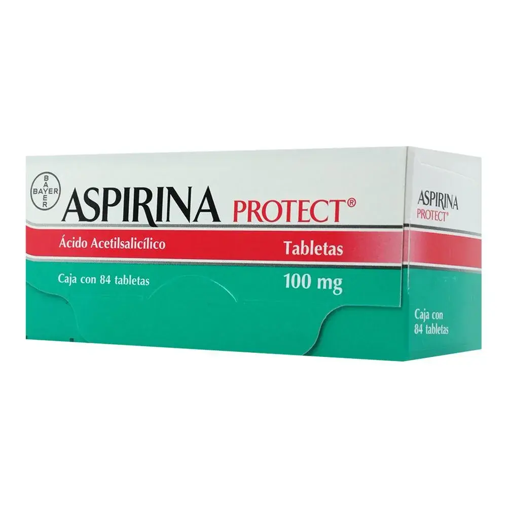 ASPIRINA PROTECT 100MG TABLETAS CON 84