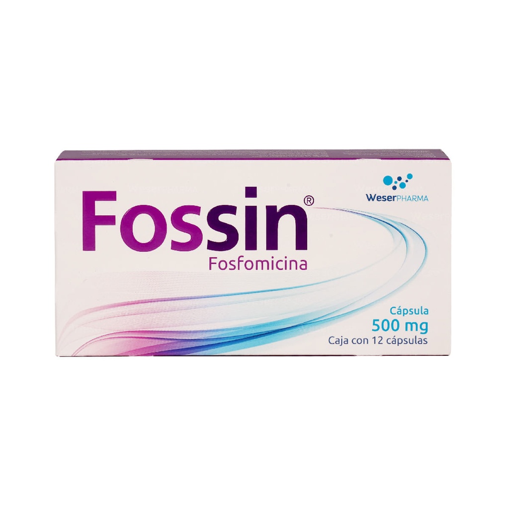 FOSSIN 500MG CAPSULAS CON 12