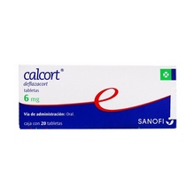 CALCORT 6MG TABLETAS C/20
