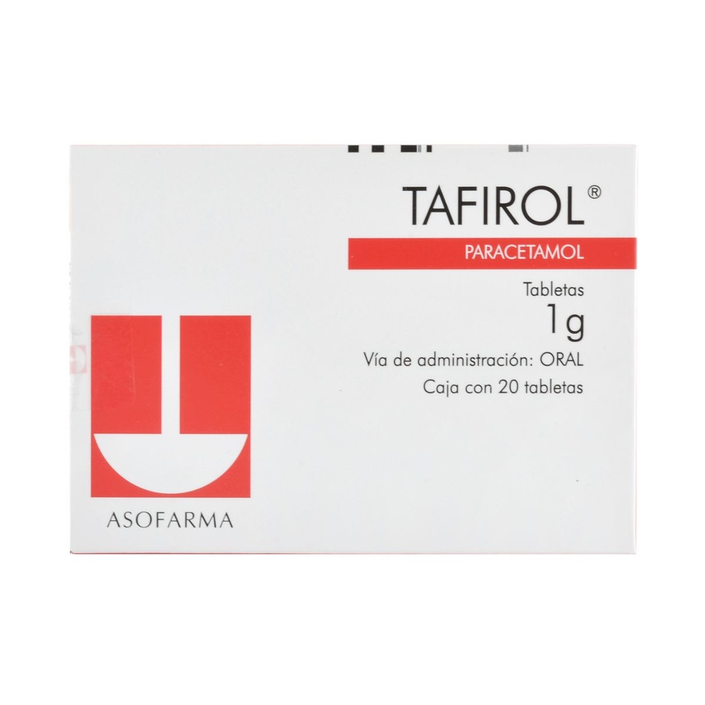 TAFIROL 1G TABLETAS CON 20