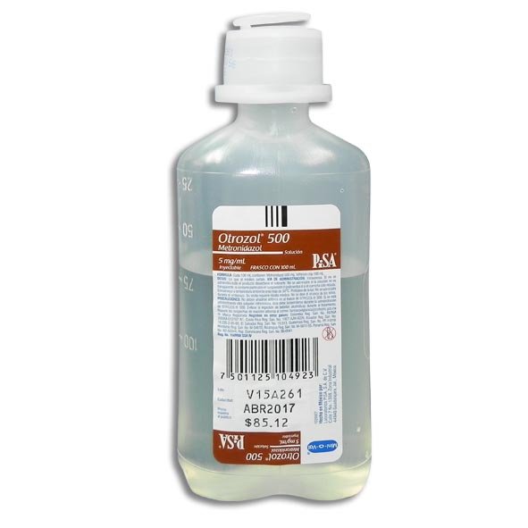 OTROZOL 500MG SOLUCION INYECTABLE 100ML