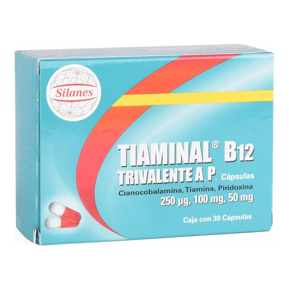 TIAMINAL-B-12 AP CAPSULAS CON 30