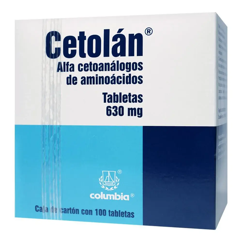 CETOLAN 630MG TABLETAS CON 100