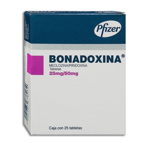 BONADOXINA 25/50MG TABLETAS C/25