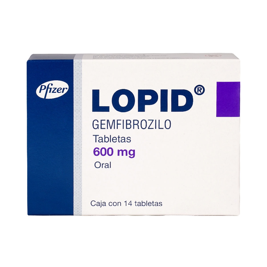 LOPID 600MG TABLETAS CON 14