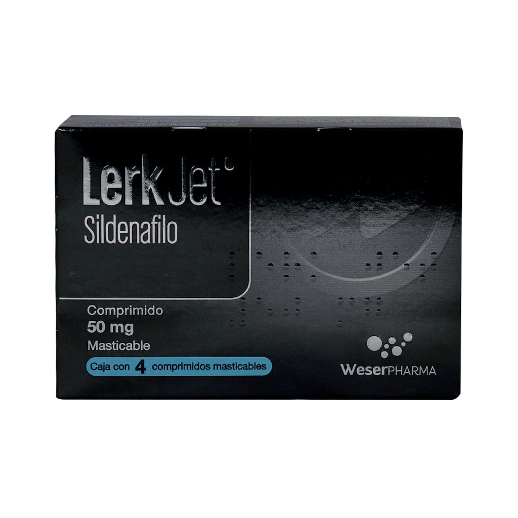 LERK JET 50MG TABLETAS CON 4