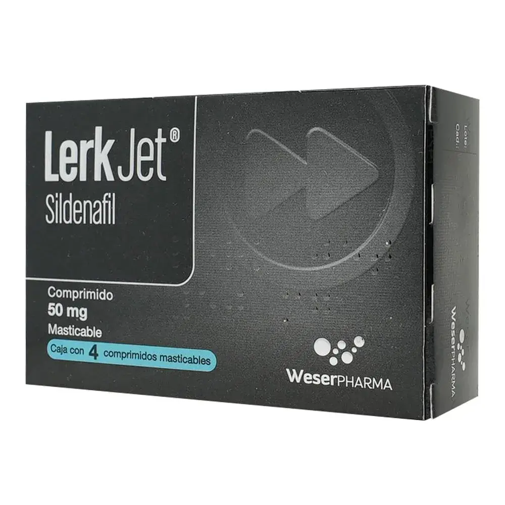 LERK JET 50MG TABLETAS CON 4