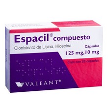 ESPACIL COMP 125/10MG CAPSULAS CON 20