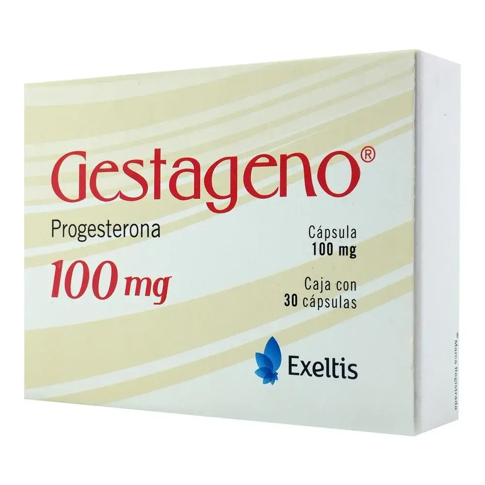 GESTAGENO 100MG CAPSULAS CON 30