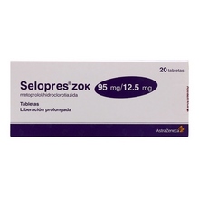 SELOPRES ZOK 95/12.5MG GRAGEAS C/20