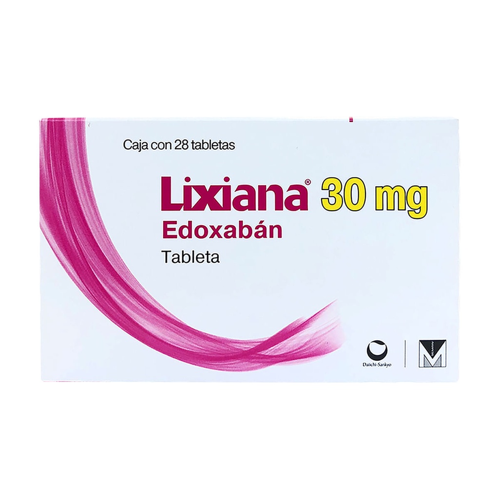 LIXIANA 30MG TABLETAS CON 28