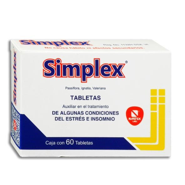 SIMPLEX TABLETAS C/60