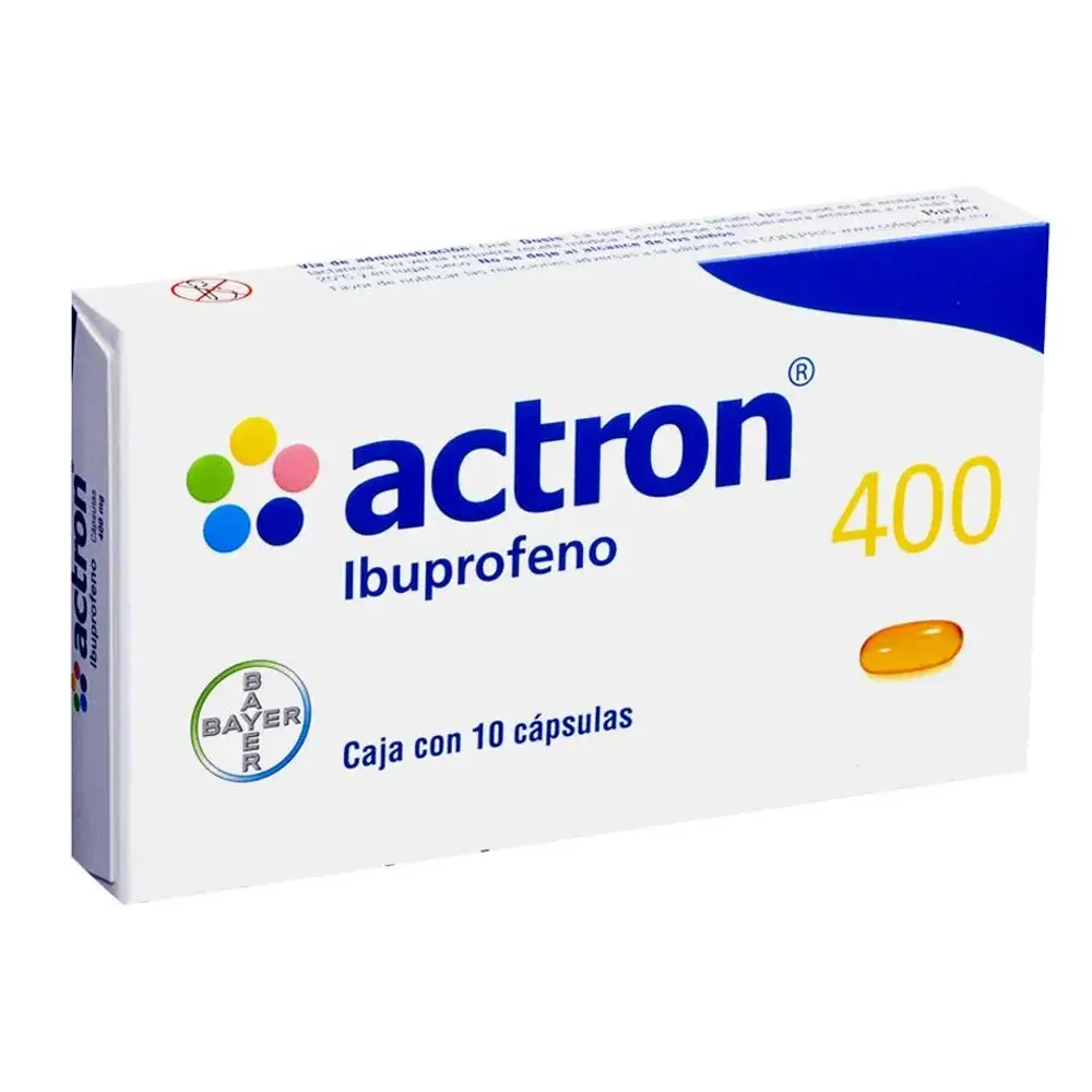 ACTRON 400MG CAPSULAS CON 10