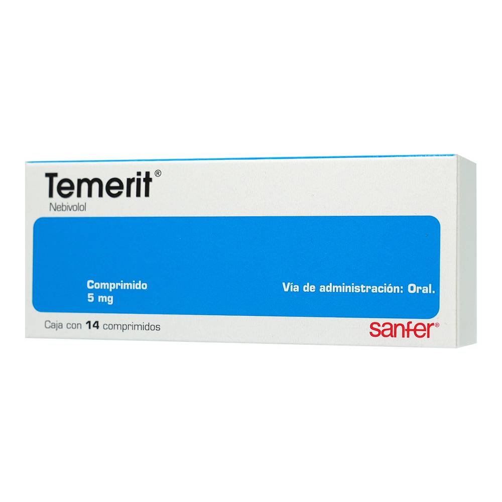 TEMERIT 5MG TABLETAS CON 14
