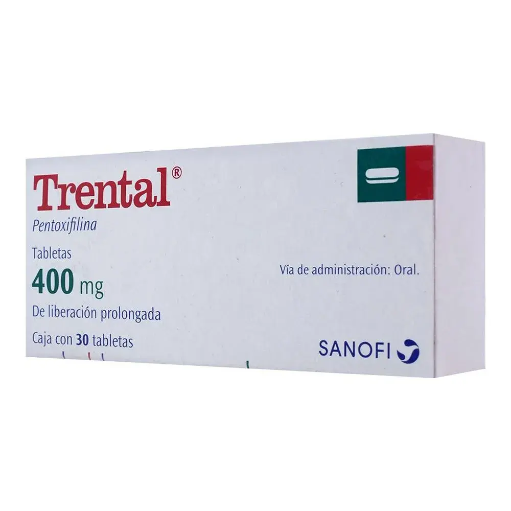 TRENTAL 400MG TABLETAS LP CON 30