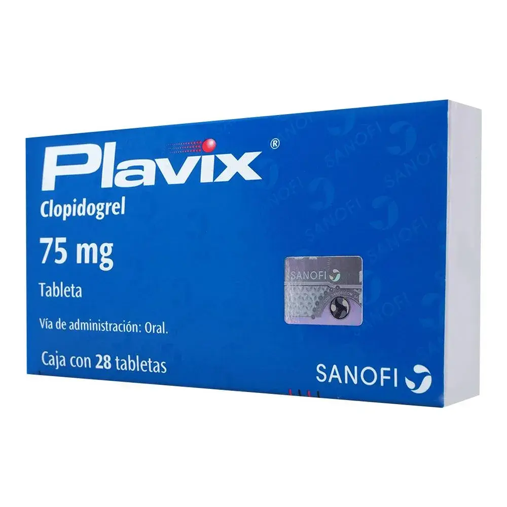 PLAVIX 75MG TABLETAS CON 28