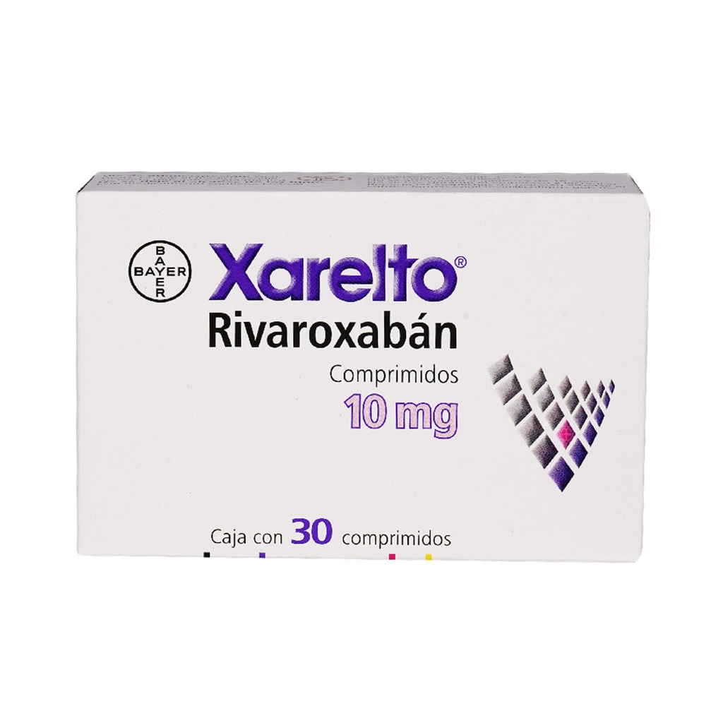 XARELTO 10MG COMPRIMIDOS CON 30