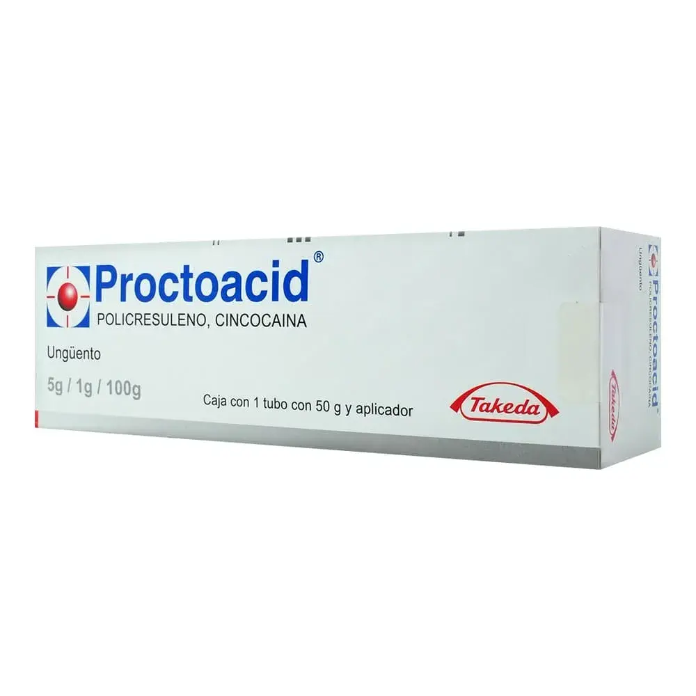 PROCTOACID CON APLICADOR 5/1/100G 50G