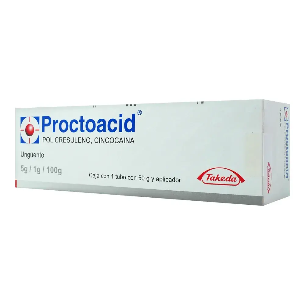 PROCTOACID CON APLICADOR 5/1/100G 50G