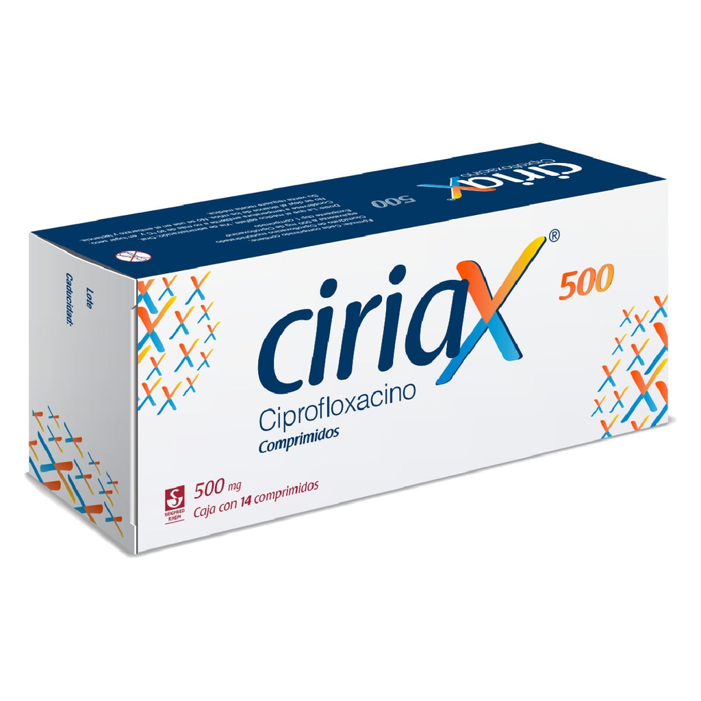 CIRIAX 500 MG - CAJA CON 14 COMPRIMIDOS (CIPROFLOXACINO)