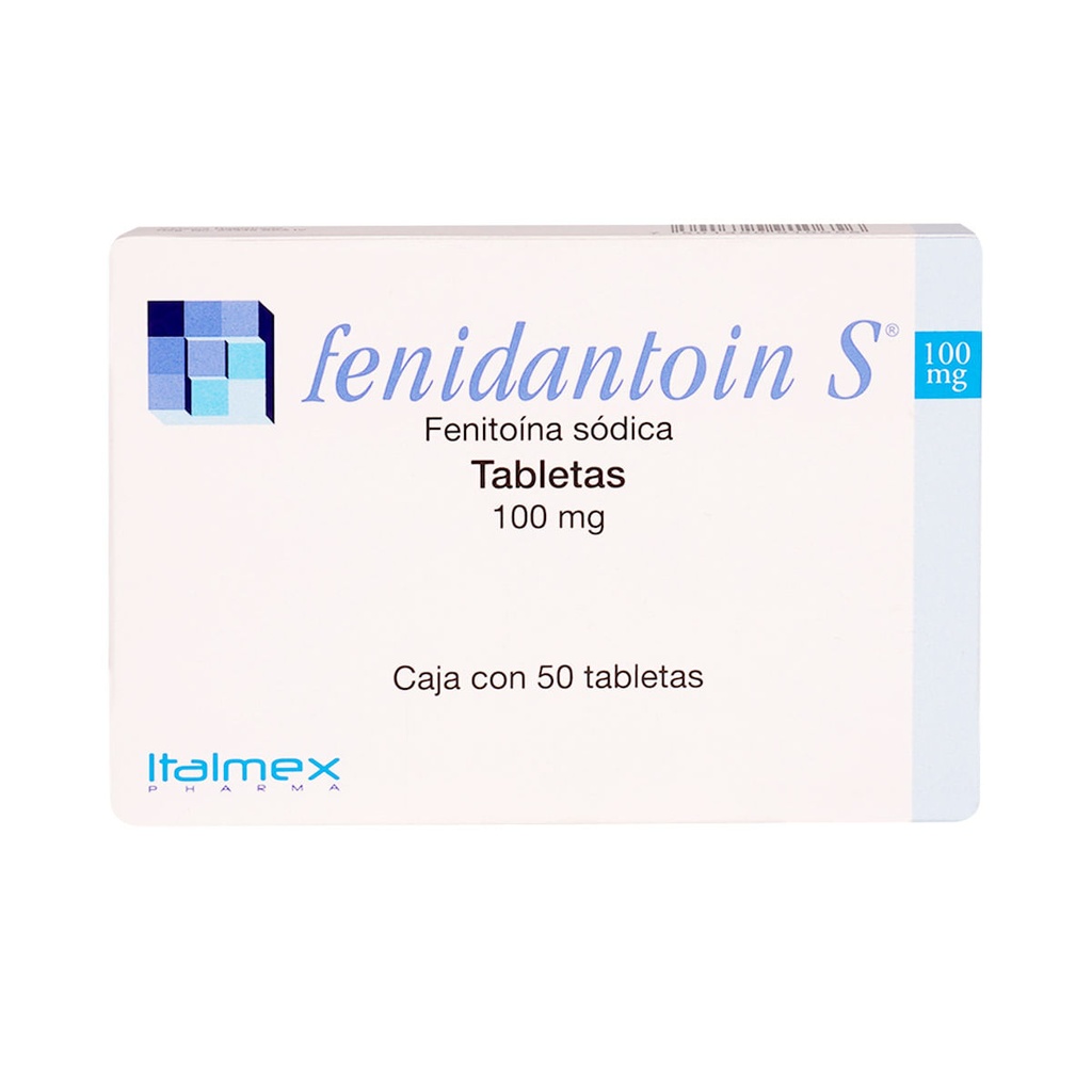FENIDANTOIN-S 100MG TABLETAS CON 50