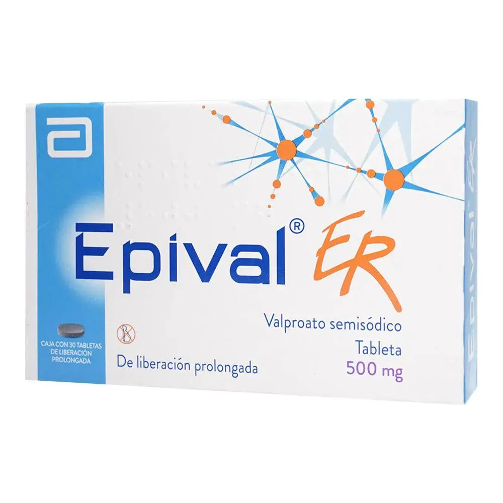 EPIVAL ER 500MG TABLETAS CON 30