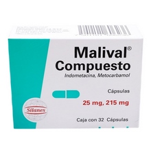 MALIVAL COMP 25/215MG CAPSULAS C/32