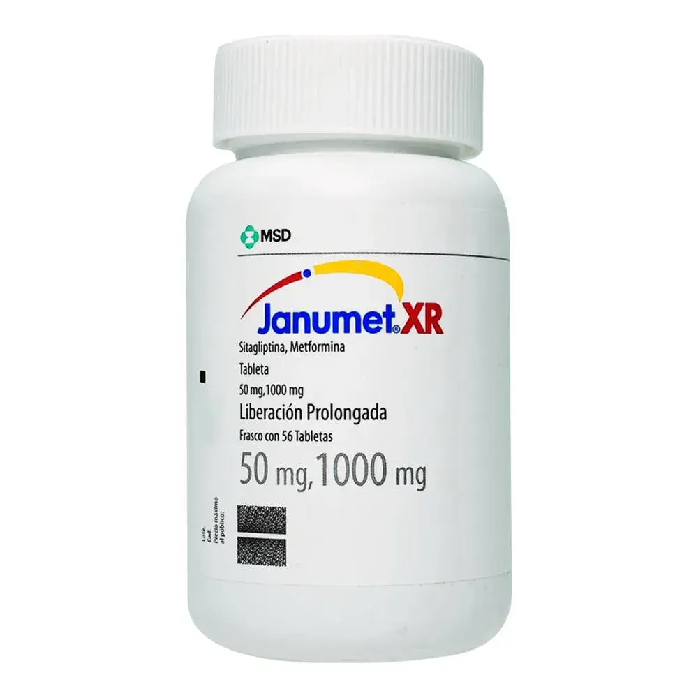 JANUMET XR 50/1000MG TABLETAS CON 56