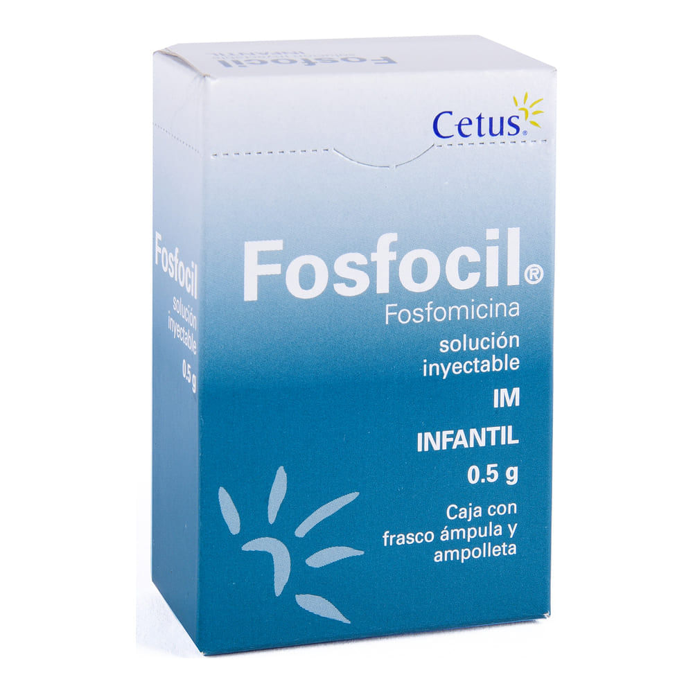 FOSFOCIL I.M. 0.5 G INFANTIL AMPULA INYECTABLE CON 1