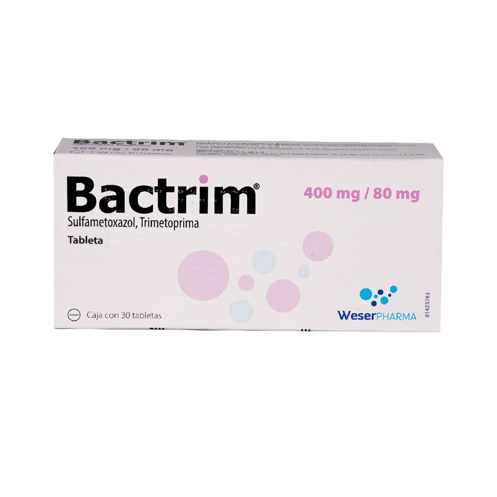 BACTRIM AD 400/80MG TABLETAS CON 30