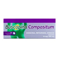 BUSCAPINA COMPS 10/250MG TABLETAS C/20