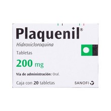 PLAQUENIL 200MG TABLETAS C/20