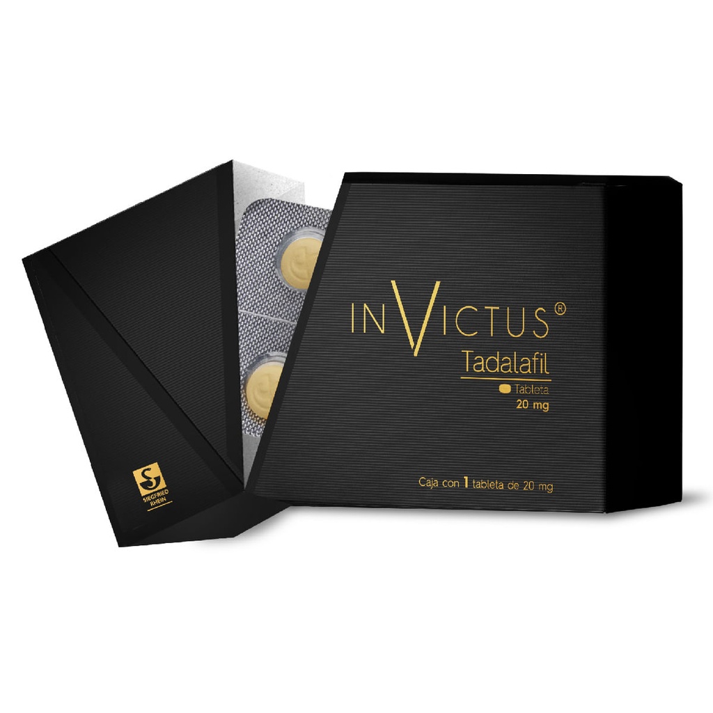 INVICTUS 20 MG - CAJA CON 1 TABLETA (TADALAFIL)