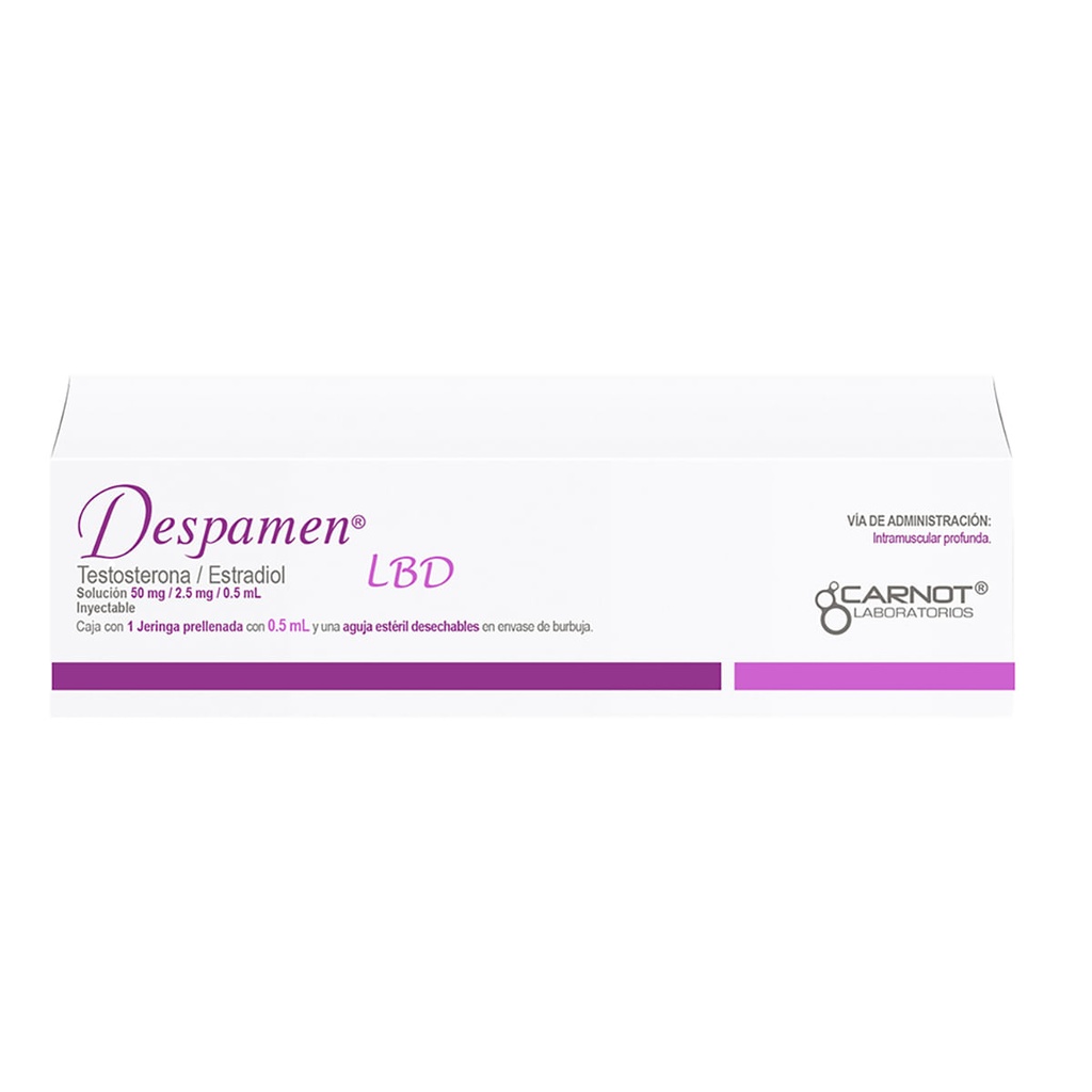 DESPAMEN-LBD 50/2.5MG JERINGA PRELL .05ML