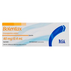 BOLENTAX 40MG/0.4ML SOLUCION INYECTABLE C/2 (CLEXANE)