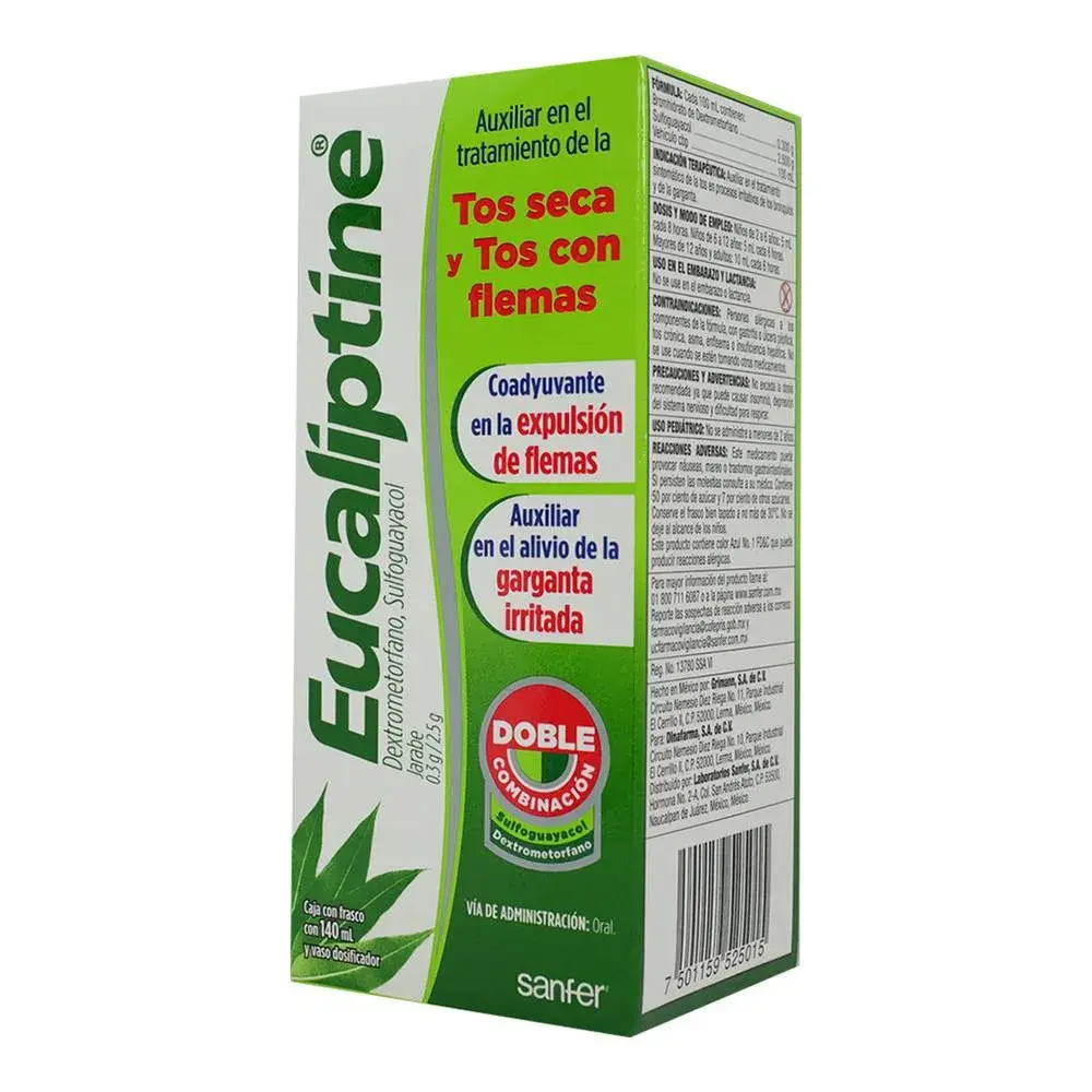 EUCALIPTINE S/CODEINA JARABE 140ML