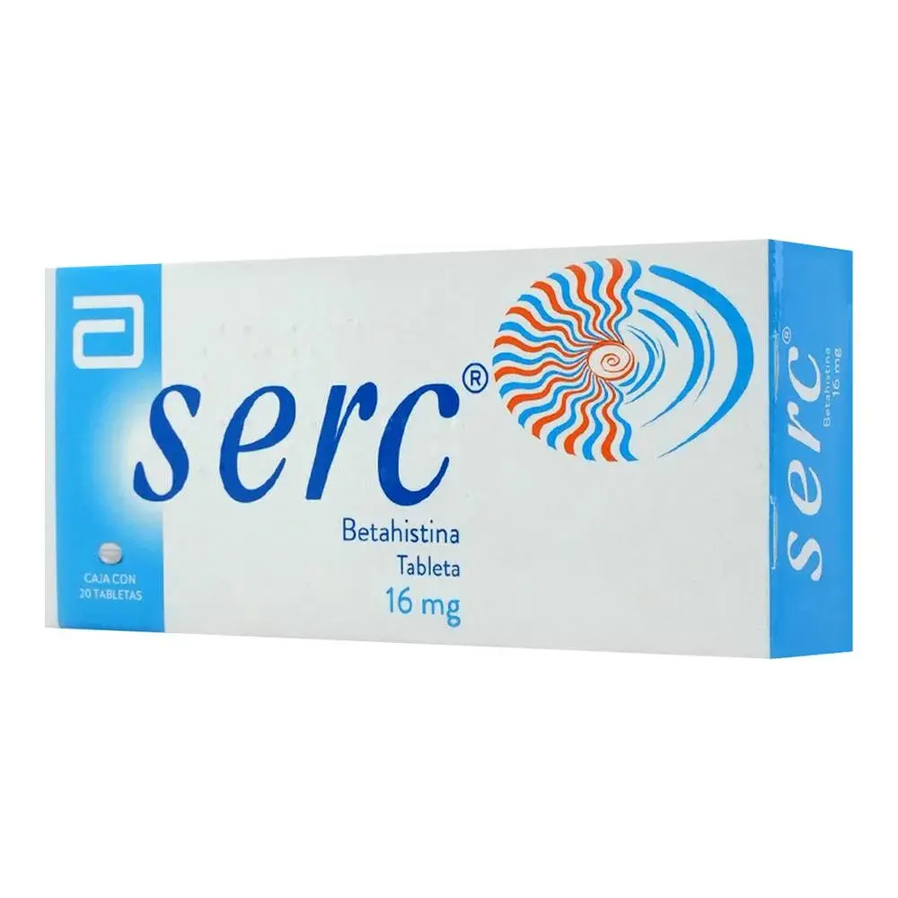 SERC 16MG TABLETAS CON 20