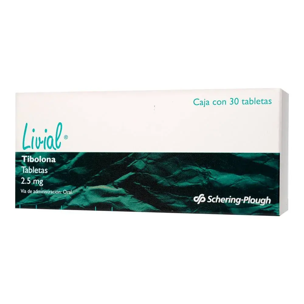 LIVIAL TABLETAS 2.5 MG TABLETAS CON 30
