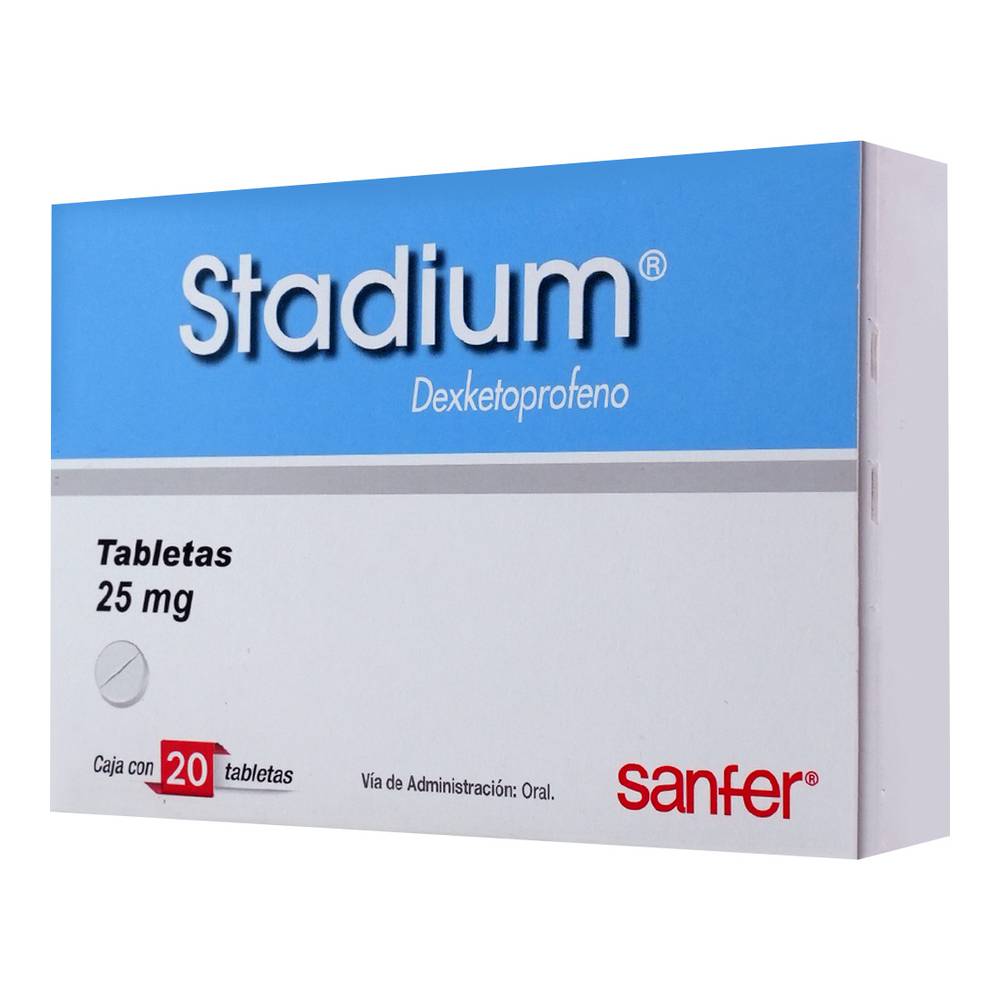 STADIUM 25MG TABLETAS CON 20