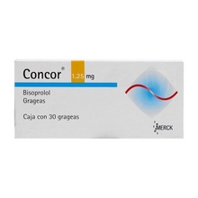 CONCOR 1.25MG GRAGEAS C/30