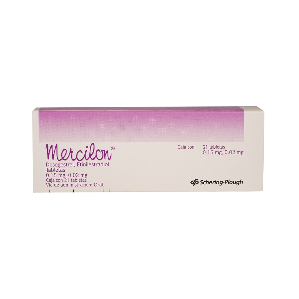 MERCILON 0.15/0.02MG TABLETAS CON 21