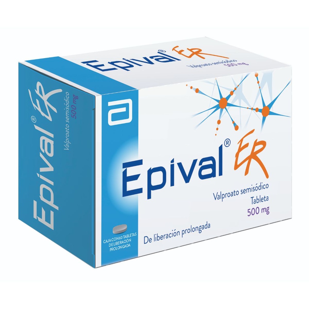 EPIVAL ER 500MG TABLETAS CON 60