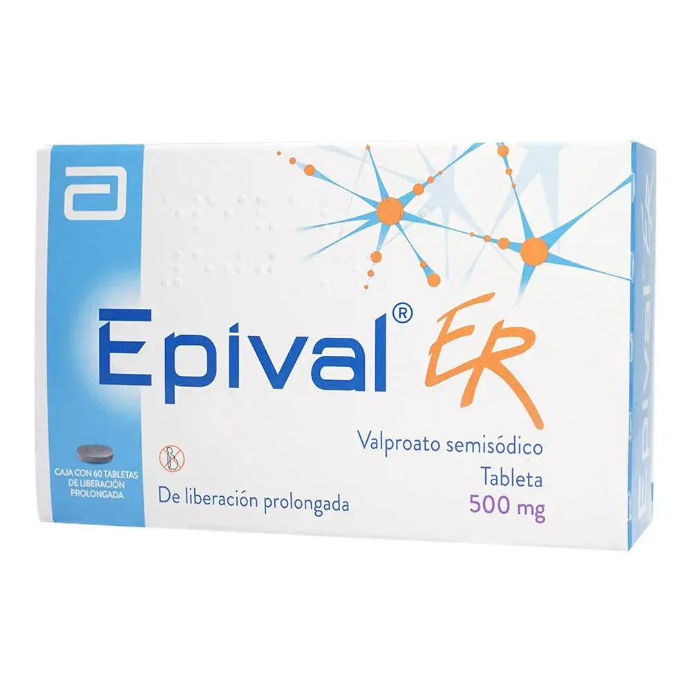 EPIVAL ER 500MG TABLETAS CON 60