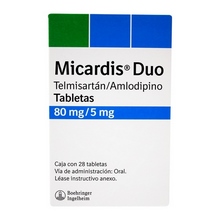 MICARDIS DUO 80/5MG TABLETAS C/28