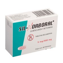 SIL-NORBORAL 500/5MG TABLETAS C/40