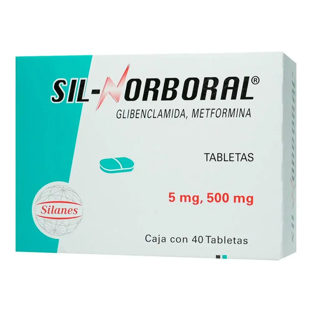 SIL-NORBORAL 500/5MG TABLETAS CON 40