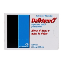 DAFLOXEN F 275/300MG TABLETAS C/16