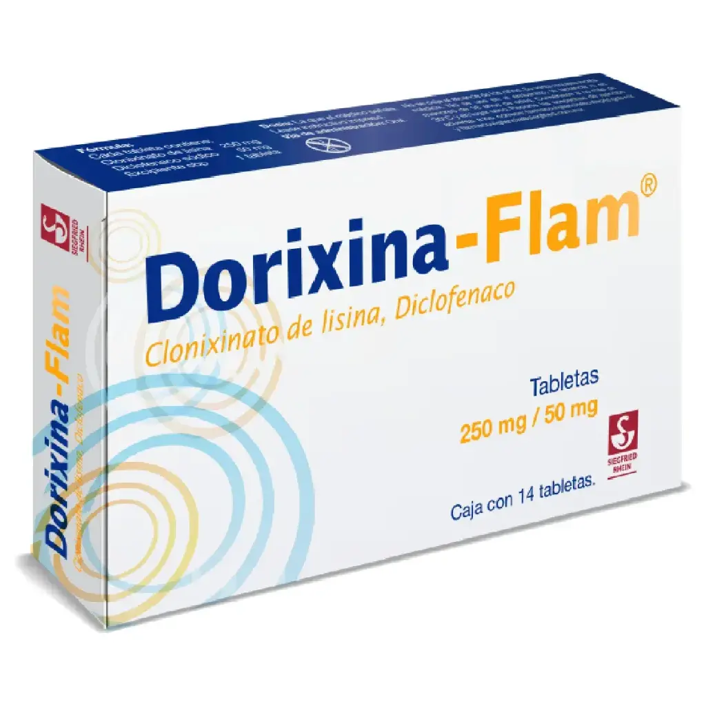 DORIXINA FLAM 250/50MG TABLETAS CON 14