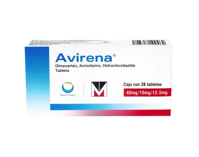 AVIRENA 40/10/12.5MG TABLETAS CON 28